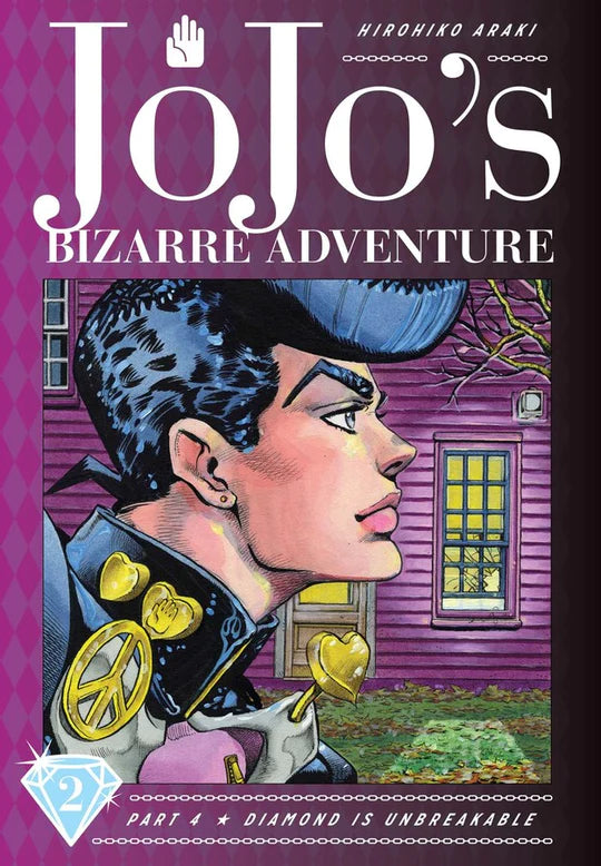Jojo's Bizarre Adventure Diamond is Unbreakable Volume 2 Manga, Jojo's Bizarre Adventure Diamond is Unbreakable Manga Series,  Jojos Bizarre Adventure Manga Australia