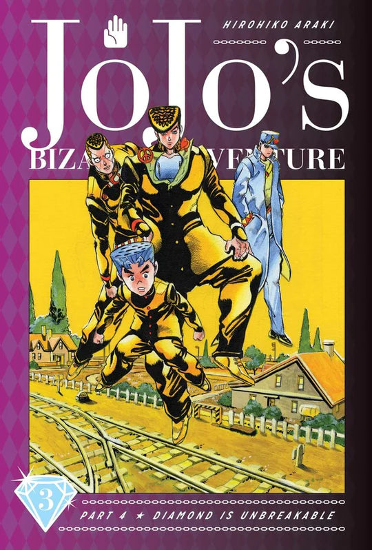 Jojo's Bizarre Adventure Diamond is Unbreakable Volume 3 Manga, Jojo's Bizarre Adventure Diamond is Unbreakable Manga Series,  Jojos Bizarre Adventure Manga Australia