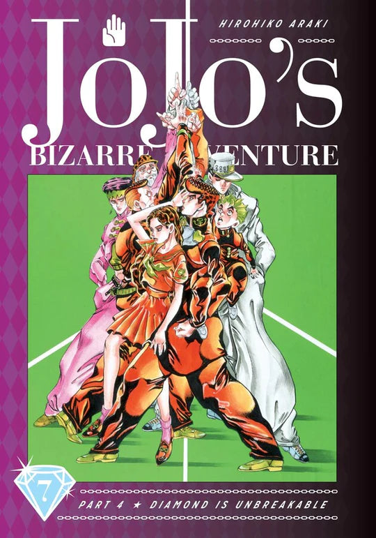 Jojo's Bizarre Adventure Diamond is Unbreakable Volume 7 Manga, Jojo's Bizarre Adventure Diamond is Unbreakable Manga Series,  Jojos Bizarre Adventure Manga Australia